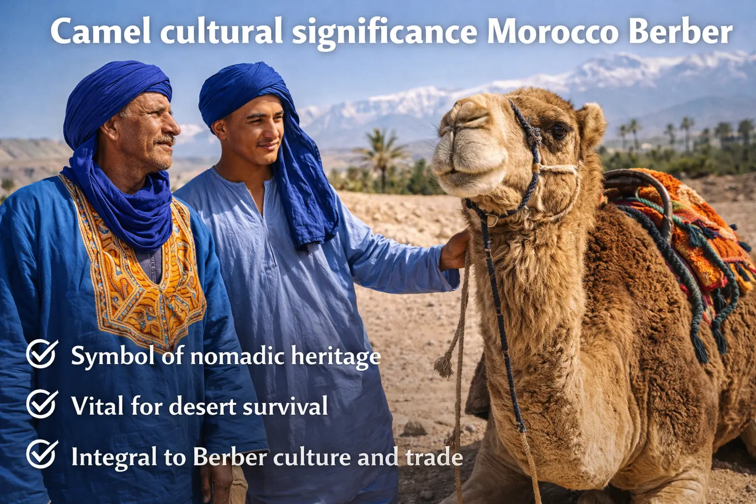 Camel cultural significance Morocco Berber
