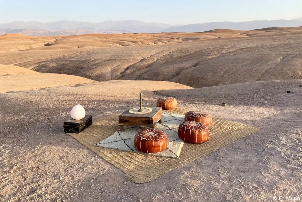 Desert landscape Agafay