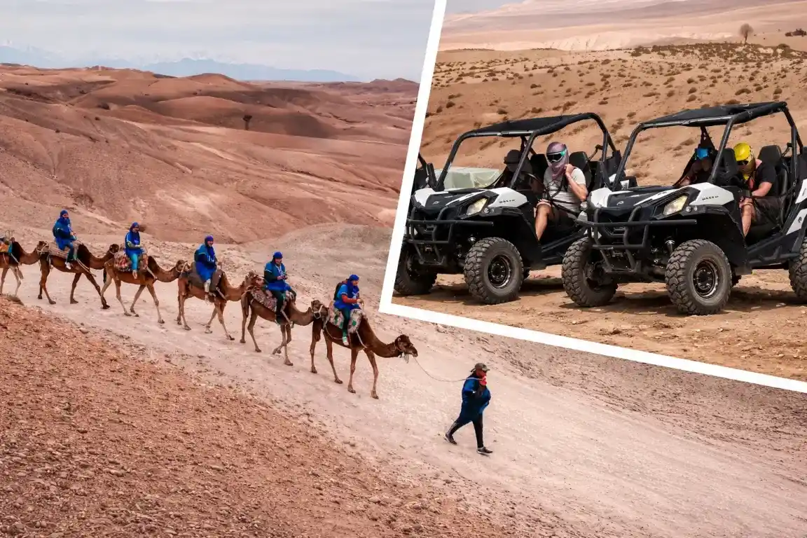 Camel Ride and Buggy Tour Agafay Desert Marrakech