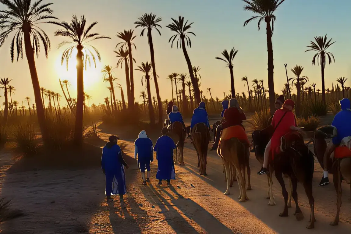 Sunset Camel Ride Palmeraie Marrakech